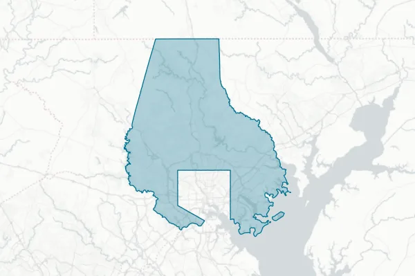 Baltimore County — detail map