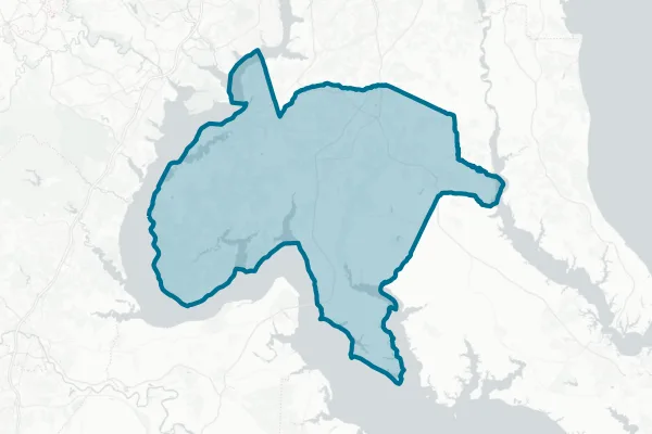 The County Commissioners of Charles County — detail map