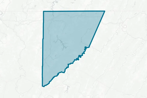 The Board of Commissioners of Garrett County — detail map