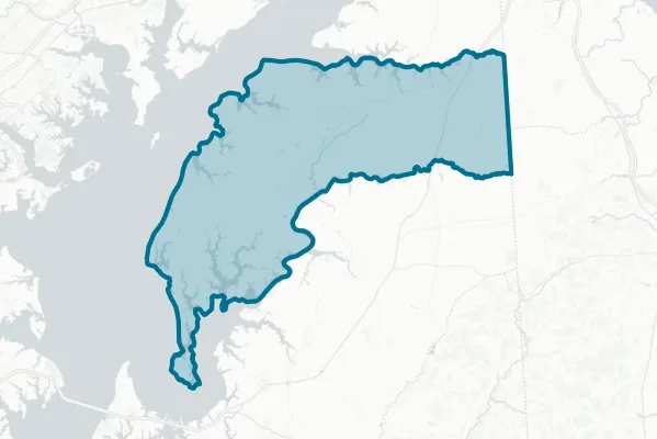 The County Commissioners of Kent County — detail map