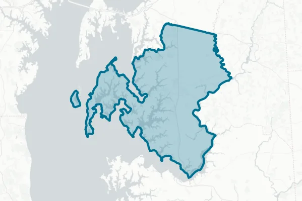 Talbot County — detail map