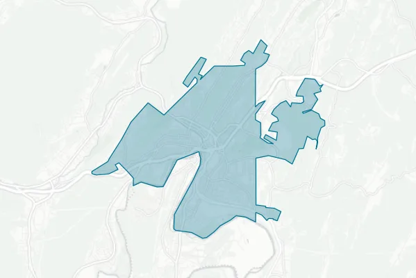 City of Cumberland — detail map