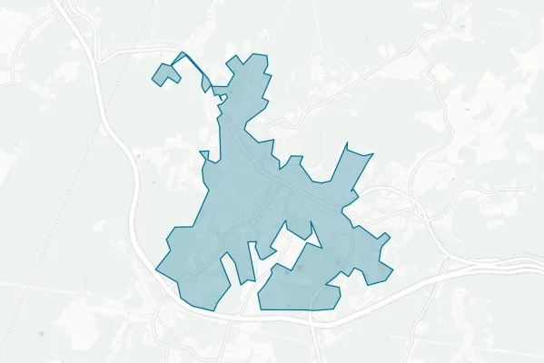 City of Frostburg — detail map