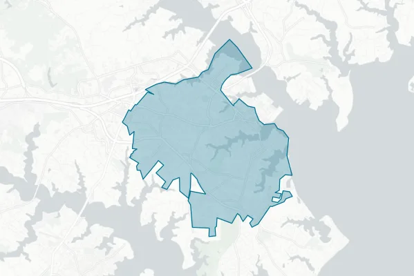City of Annapolis — detail map