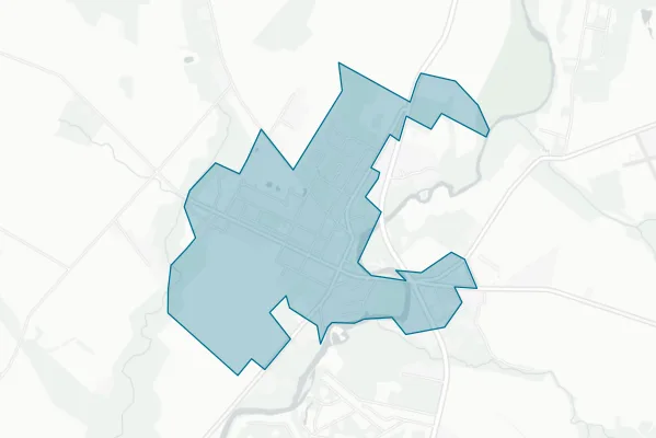 Town of Greensboro — detail map