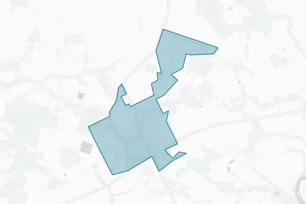 Town of Ridgely — detail map