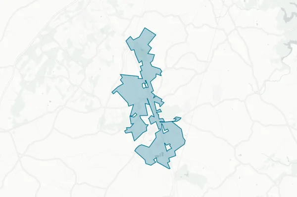 Town of Hampstead — detail map