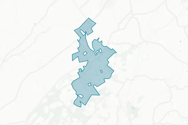 Town of Manchester — detail map