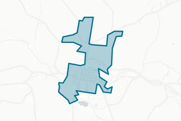 Town of Union Bridge — detail map