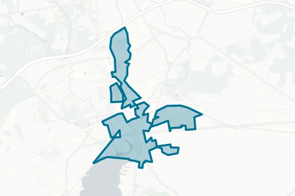 Town of Northeast — detail map