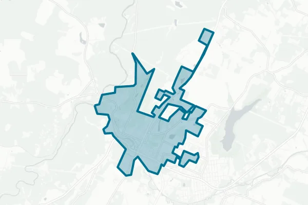 Town of Oakland — detail map