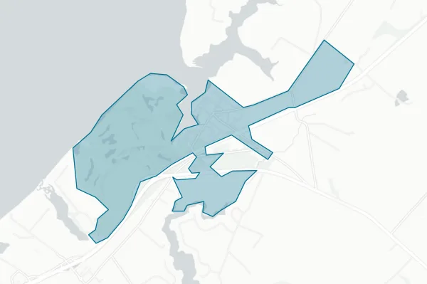 Town of Queenstown — detail map