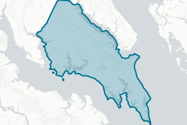 The Commissioners of Leonardtown — detail map