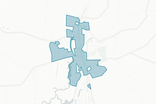 Town of Princess Anne — detail map
