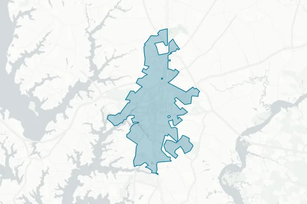 Town of Easton — detail map