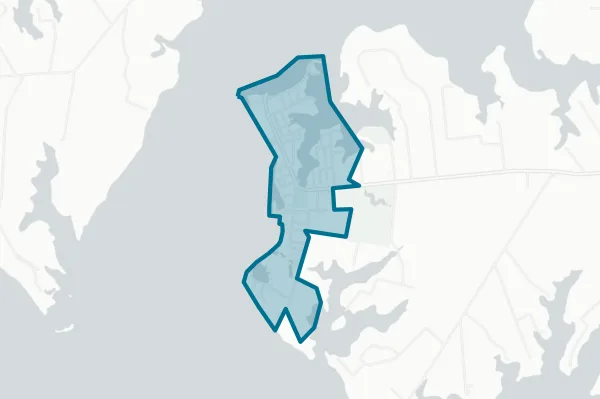 Town of Oxford — detail map