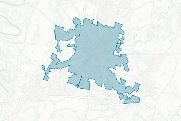 City of Hagerstown — detail map