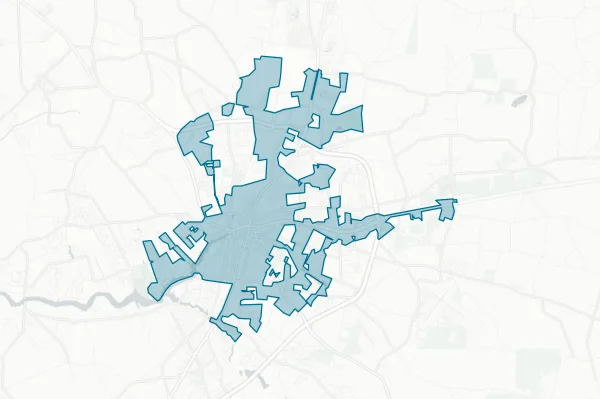 City of Salisbury — detail map