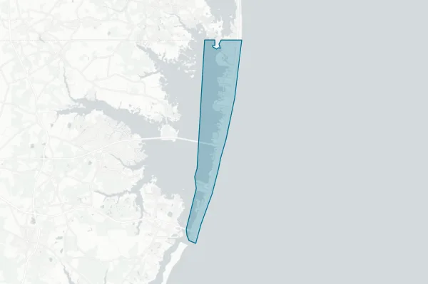 Town of Ocean City — detail map