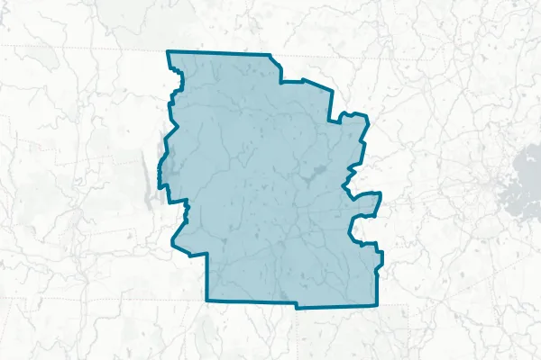 Town of Southbridge — detail map