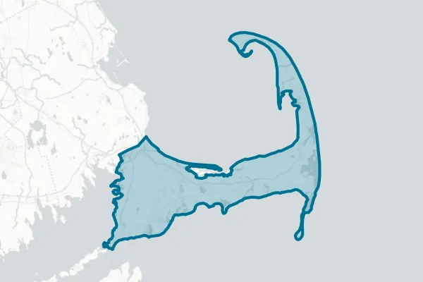 Barnstable County — detail map