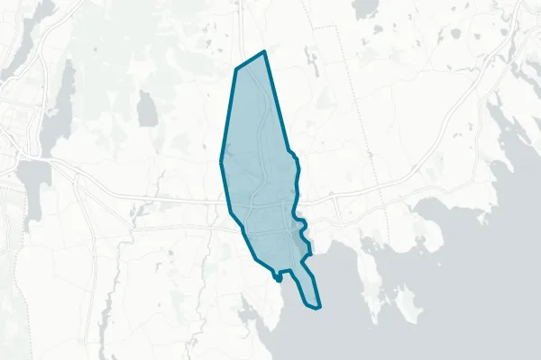 City of New Bedford — detail map