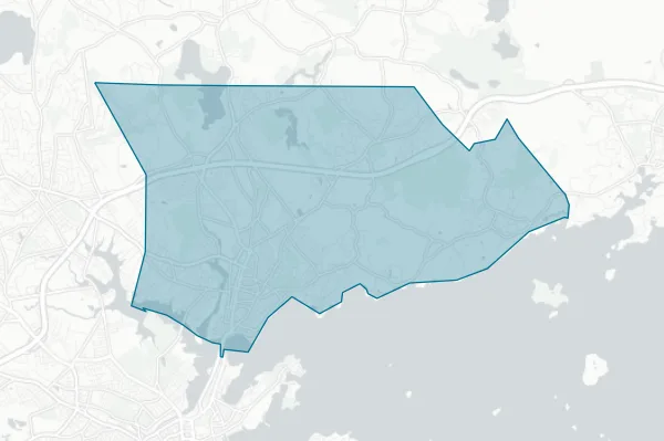 City of Beverly — detail map