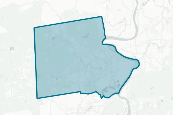 City of Northampton — detail map