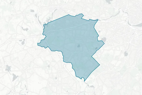 City of Newton — detail map