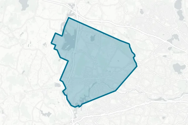 City of Waltham — detail map