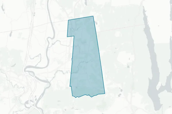 Town of Amherst — detail map
