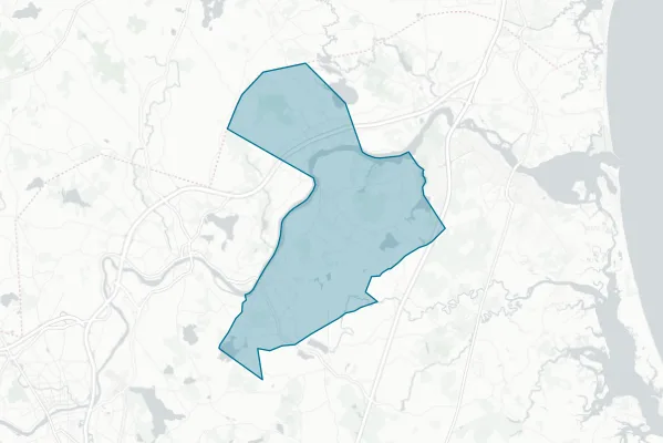 Pentucket Regional School District — detail map