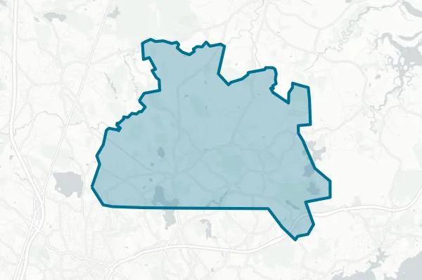 Hamilton-Wenham Regional School District — detail map