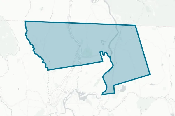 Pioneer Valley Regional School District — detail map
