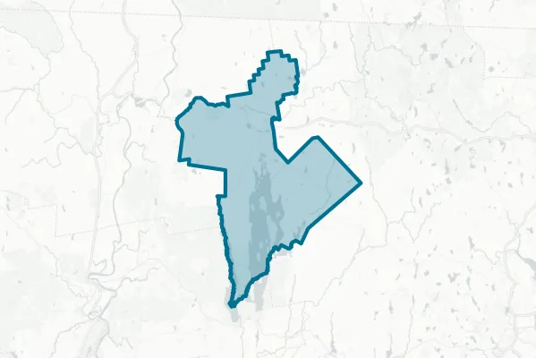 Ralph C. Mahar Regional School District — detail map