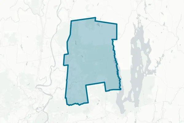 Amherst-pelham Regional School District — detail map