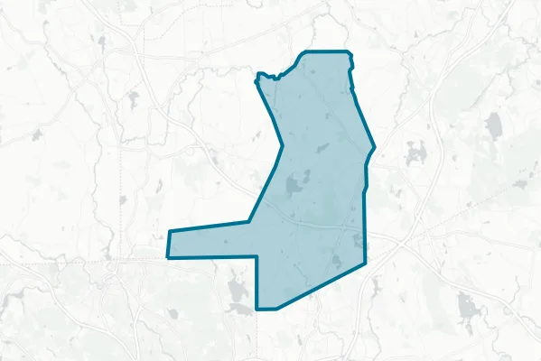 King Philip Regional School District — detail map