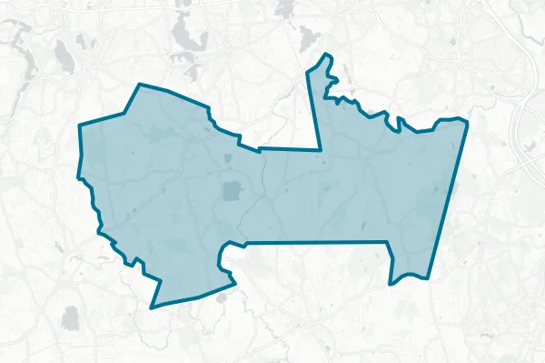 Dover-sherborn Regional School District — detail map