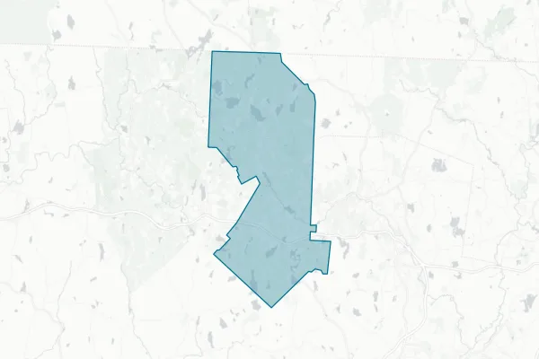 Ashburnham Westminster Regional School District — detail map