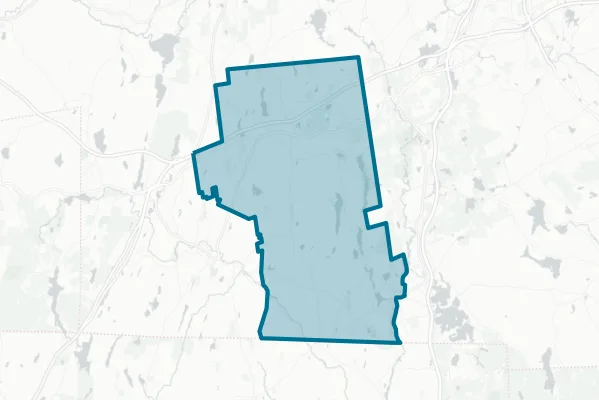 Dudley-Charlton Regional School District — detail map