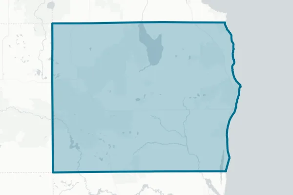 Alcona County — detail map