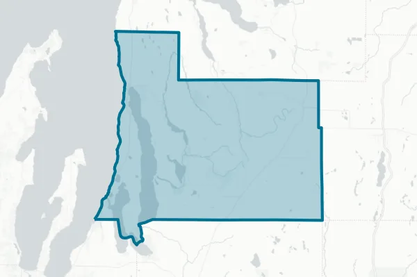 County of Antrim — detail map