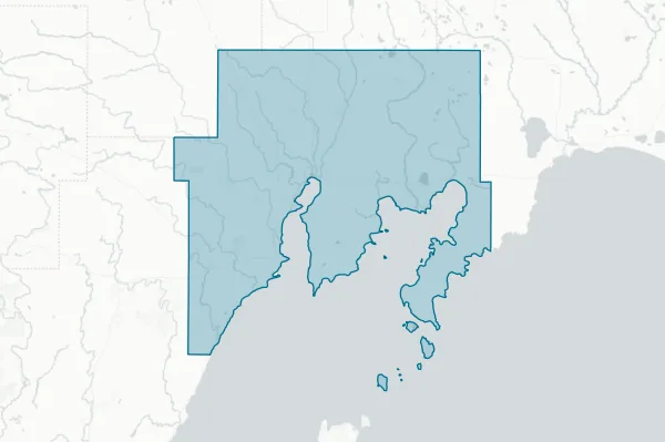 County of Delta — detail map