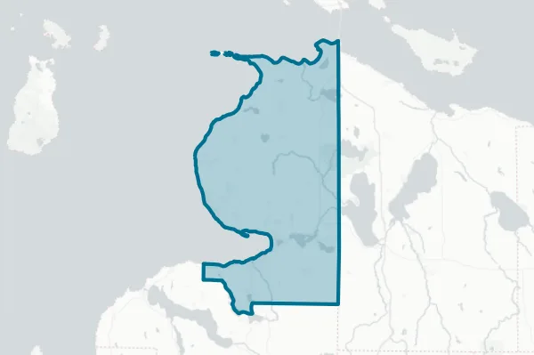 County of Emmet — detail map