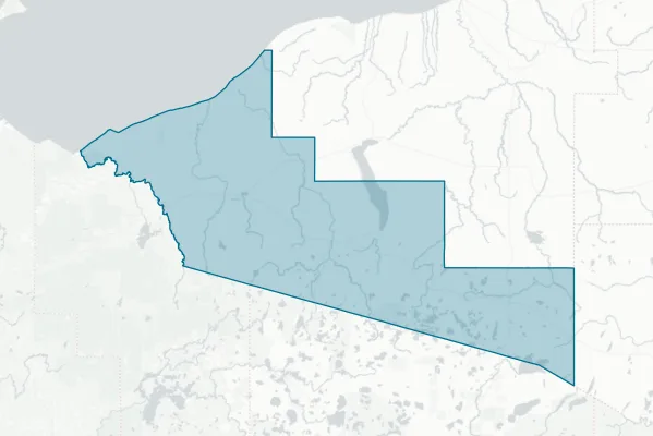 Gogebic County — detail map