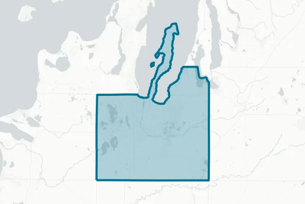 Grand Traverse County — detail map