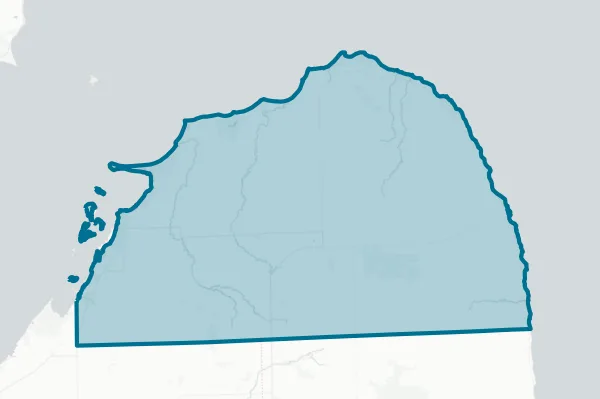 Huron Intermediate School District — detail map
