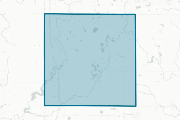 County of Mecosta — detail map