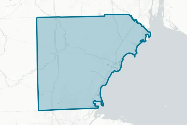 Monroe County — detail map