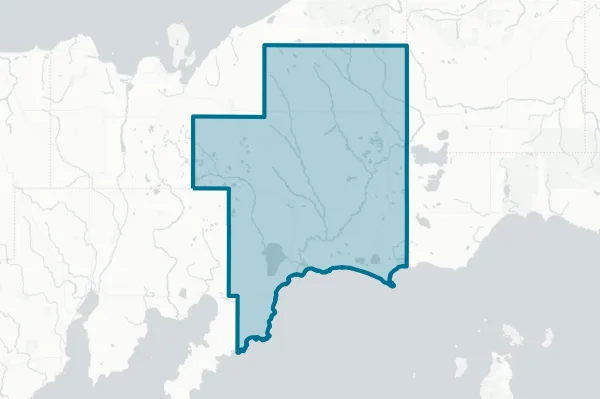 Schoolcraft County — detail map